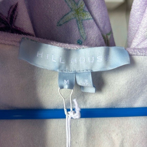 NWT Hill House The Allie Zip Up Hoodie Jacket Sea
Creatures Terry Purple M - Picture 4 of 6